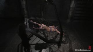 xxx clip 49 rubber femdom Waterbondage Exclusive! Aria Giovanni is here!, Scene 1, brunette on bdsm porn
