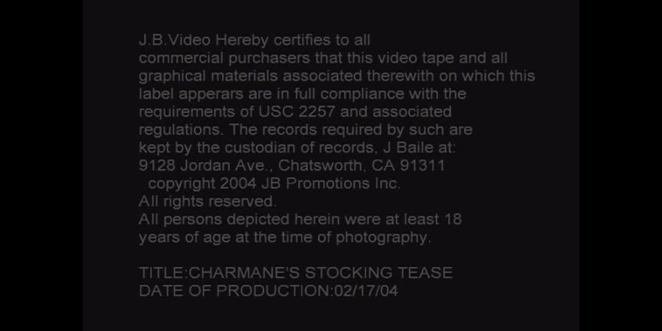 porn clip 12 Charmane&39;s Stocking Tease DVD Preview, karate feet fetish on pornstar 
