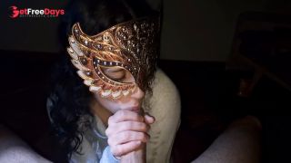 [GetFreeDays.com] Intense BlowJob POV with beautiful mask - Cumshot - Eye Contact - xxxMaskGirl Adult Clip June 2023