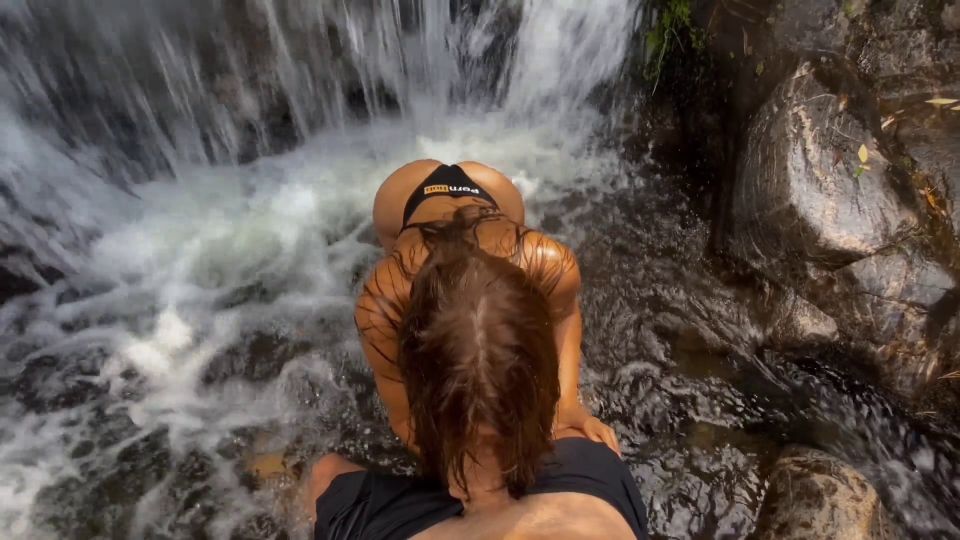 PornhubS Hottest Amateur Takes On A Waterfall For Her 25K Milestone  Pure Pleasure 1080p