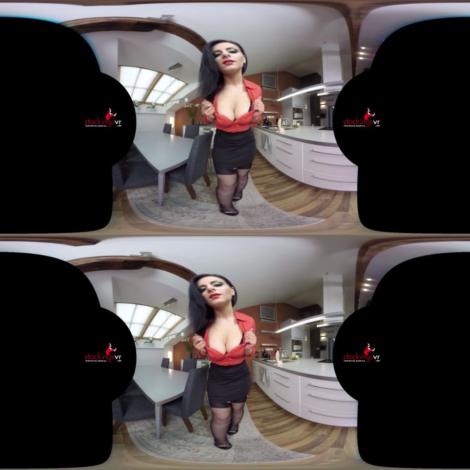 free video 44 Born For Sin Alex Black: Alex Black [StockingsVR] (UltraHD/4K 2160p) on virtual reality femdom findom
