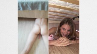 semulv - He Fucked me while I was Stuck. had to Shut my Mouth with my Panties  on russian amateurs behind