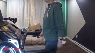 Slipping off more clothes the warmer I get while exercising