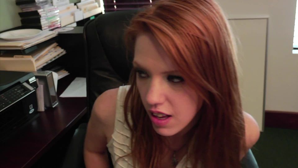 Mature office boss seduces her redhead teen employee Sex ...