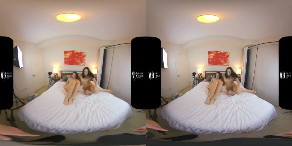 Kendal Karter, Mia Taylor – First Timer Threesome (Oculus 4K) - (Virtual Reality)