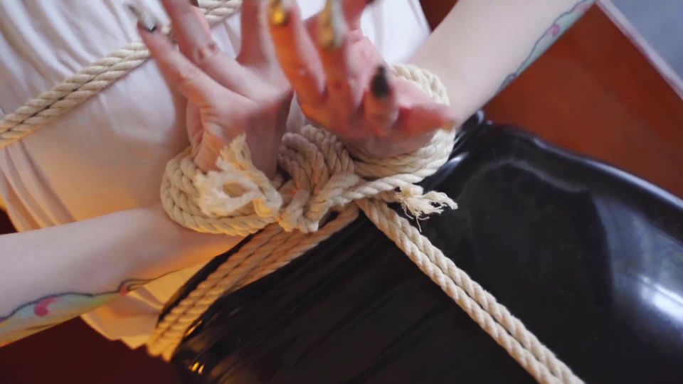 online adult video 19 mia malkova femdom bdsm porn | Miss Ellie Mouse – Brunette Tied up With Ropes on a Table Gagged | glove fetish