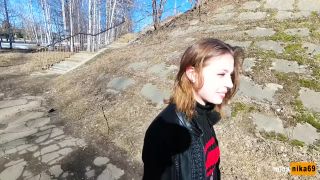 MihaNika69 – Public Blowjob Outdoors under the Bridge – POV amateur 