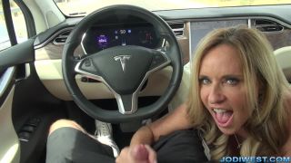 Jodi West Shows the Benefits of having a self Driving Tesla_Jodi West