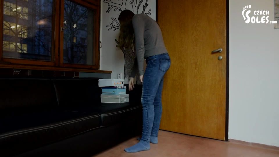 Porn online Czech Soles - Trying High Heels On Her Sexy Feet femdom