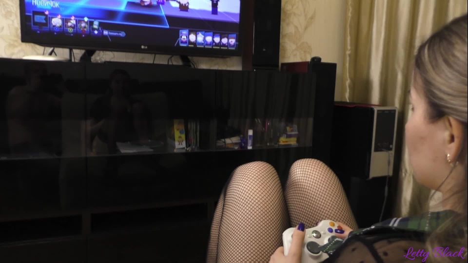 porn video 43 Letty Black – Gamer Girl Gets Creampie 1080 HD, big black booty sex on blowjob porn 