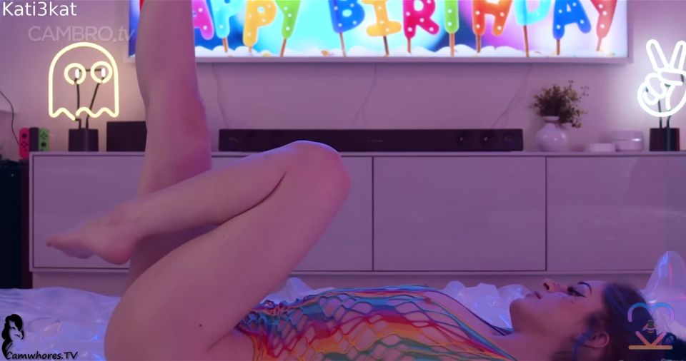 latex fetish clothing femdom porn | Kati3kat - Birthday Cake [FullHD 1080P] | chaturbate