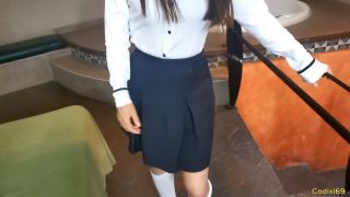 This Mexican Schoolgirl Is Going To Fuck For Money With Her Teacher 720p