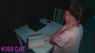 Kiss Cat - Brother Tied and Punished Sister for Watching Porn - POV 4k Family Therapy  | russian porn | teen