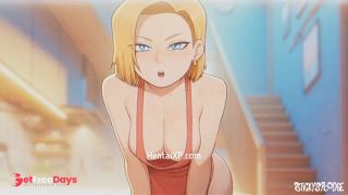 Android 18 Fulfilling His Mouth and Wish