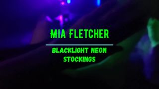 Blacklight neon stockings