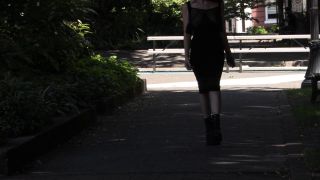 [GetFreeDays.com] Sheer Top Park Walk - Shy Goth hardcore furry porn