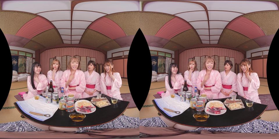 Hamasaki Mao, Aramura Akari, Takarada Arisa, Takase Rina 2020, Momonaga Sarina SAVR-145 【VR】 [KMP VR 5th Anniversary Memorial Work] Only One Man! ?? Carnivorous Busty Spear Man JD 5 People Pull Out Mes...