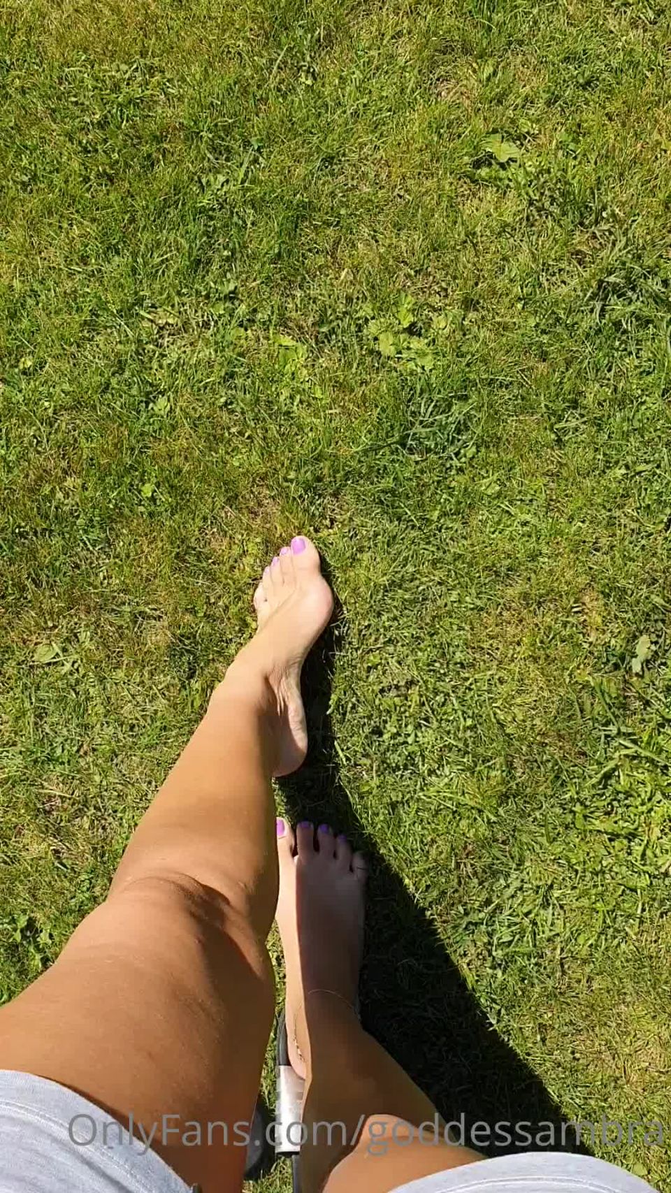 adult xxx video 20 Goddess Ambra — Barefeet on the soft grass, nadia ali foot fetish on pussy licking 