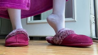 porn video 7 DommeTomorrow – morning socks – smelly slippers - masturbation instructions - pov tall girl fetish