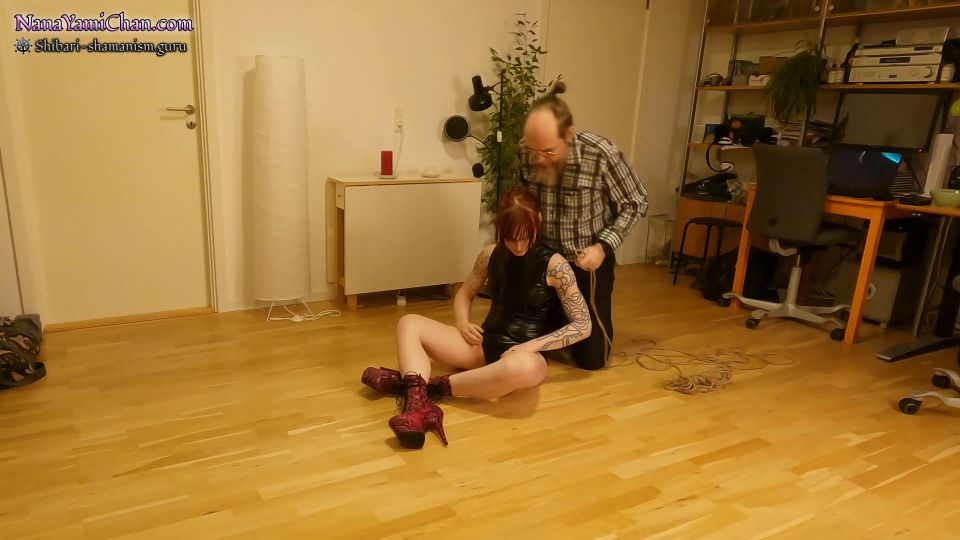 Hogtied Girl In Her New High Heels