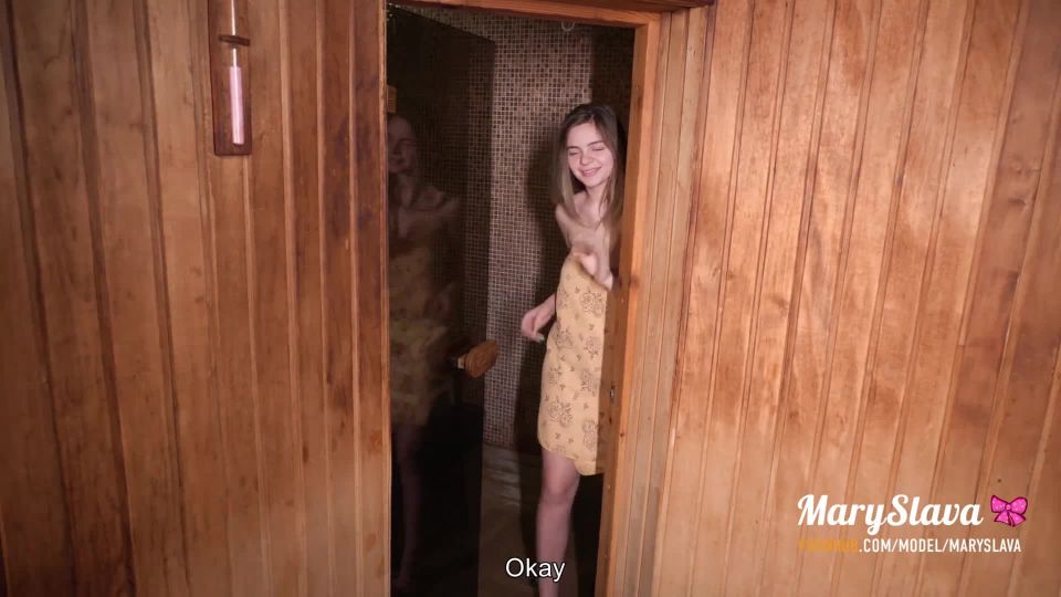 online xxx video 35 sploshing fetish MarySlava - Fucked hard a lustful stranger girl in public sauna , fetish on femdom porn