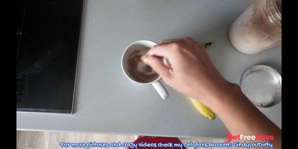 [GetFreeDays.com] This is a magic breakfast with my magic banana inside my pussy Sex Clip May 2023