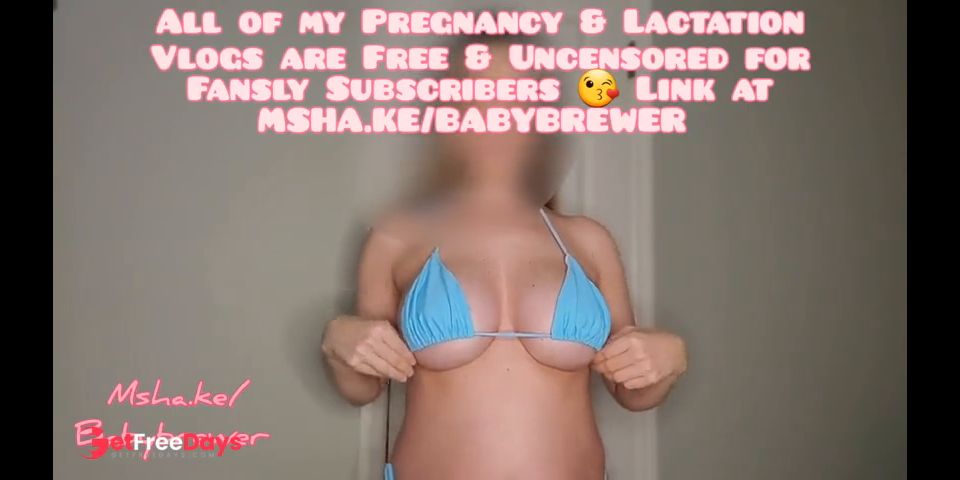 [GetFreeDays.com] Sexy MILF Pregnancy and Lactation Vlog - One of MANY Weekly Video Updates with Titty Milk on Fansly Porn Leak May 2023