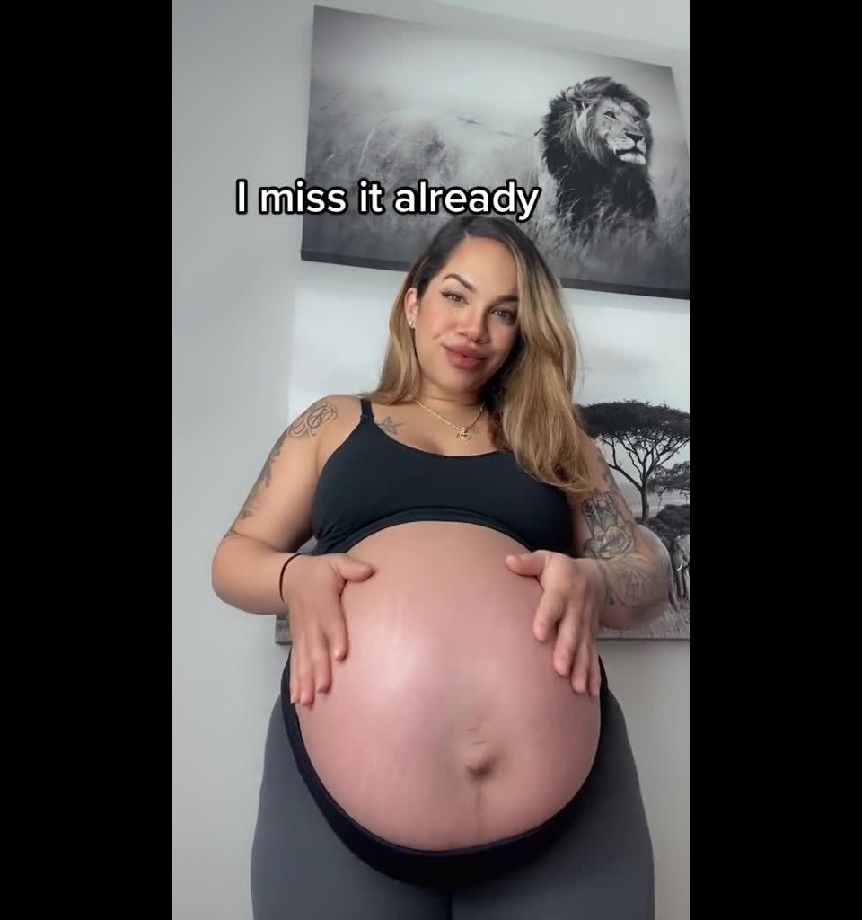 Brookesobasic, Renae W - NN Monster Bump Pregnant Compilation - Non nude