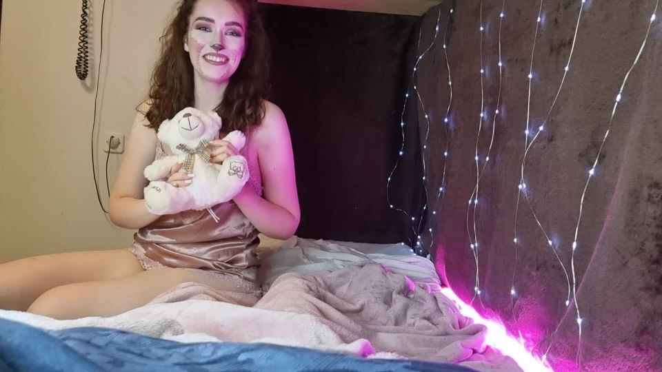 Pt 2WetSchoolGirl - Jerk Off Night With Your Teddy Bear