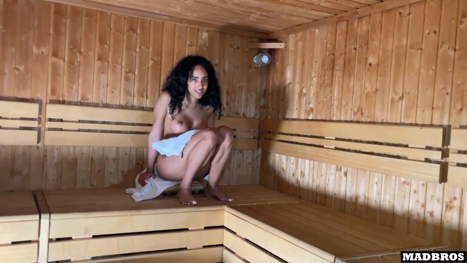 Video A Pretty Dominican Girl Caught and Fucked in a Sauna while he...