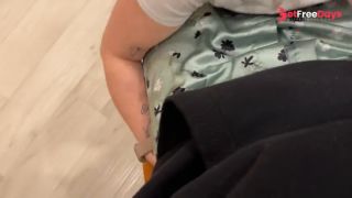 Horny Stepsis Gives Sloppy Kitchen Blowjob sneaky BJ