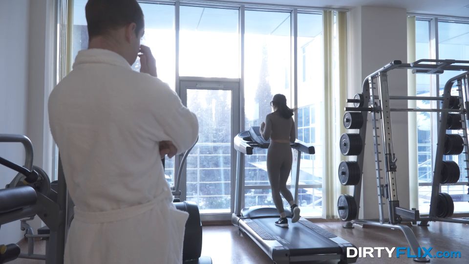 She Is Nerdy.com/Dirty Flix.com - Parish Brunette Fucked After Workout - Teen