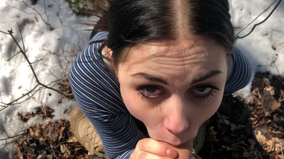 adult video clip 13 SophiaWolfe – Sucking Cock in the Great Outdoors - face slapping - fetish porn femdom male