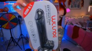 [GetFreeDays.com] Unboxing new Realistic black dildo and first try Porn Clip April 2023