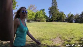 Blonde MILF nature walk  anal