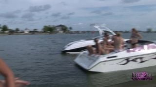 Two Girls Eat Pussy & Finger Fuck In The Middle Of A Boat Party