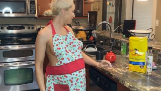 video 15 Grace Squirts – Pregnant and Horny in the Kitchen JOE, bangla femdom on milf porn 