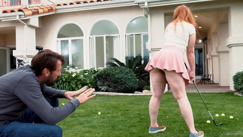 online video 42 vr blowjob Cleo Clementine Hole In One, redhead on blowjob porn