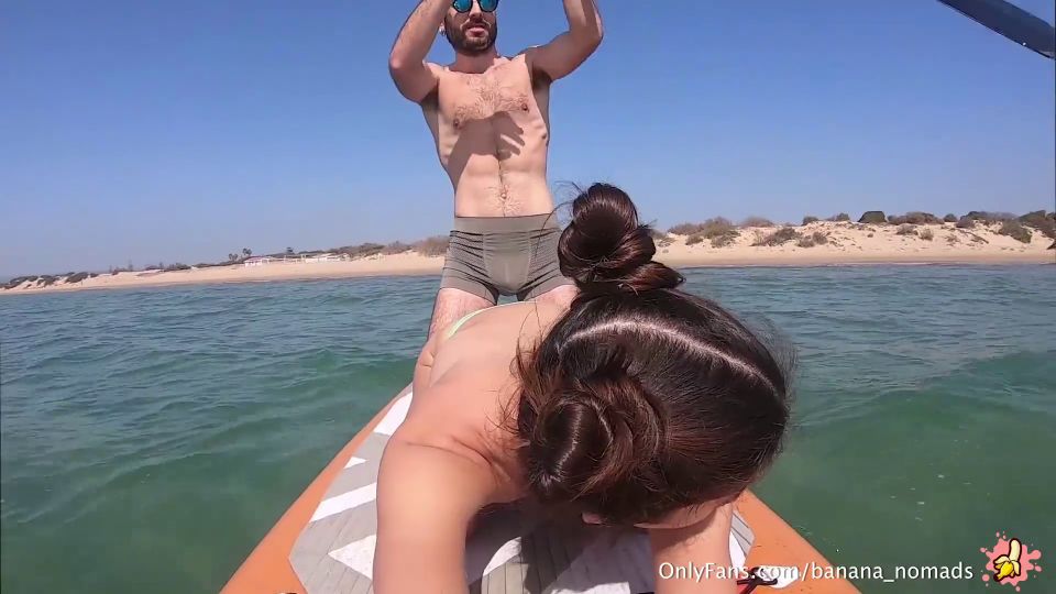 Banana Nomads - [PH] - Public Blowjob And Kinky Swallow In The Beach Paddle Surfing  Sup Sex  Real Amateur Couple