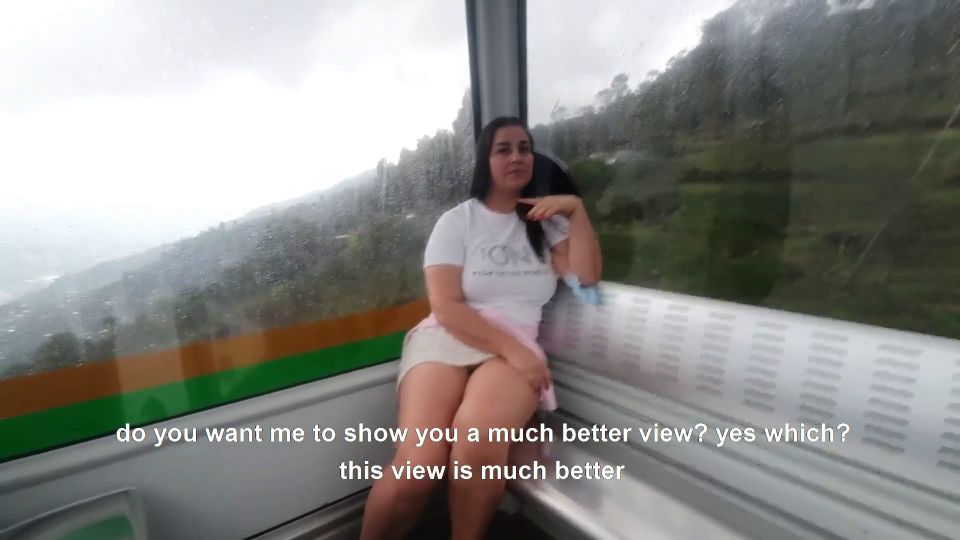 They Catch Me Fucking In The Cable Car Of Medellin Colombia Kathalina77