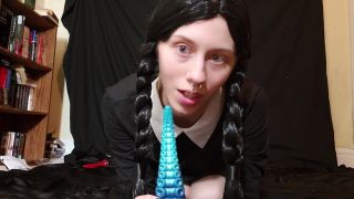 online clip 20 amateur small girl xxecstacy – Wednesday Addams Deepthroats Ika, solo female on masturbation porn