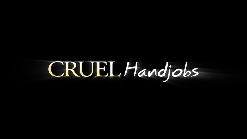 Cruel-handjobs - Handjob In Leather Gloves [Forced Male Orgasm, Bondage] - forced orgasm - bdsm porn summer brielle femdom