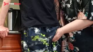 cumming with hot thick cum in my friends mouth which she swallows