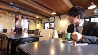Mizuhara Misono - If You Can't Control Your Erection From The Temptation Of A Busty Cafe Clerk's Unprotected Breasts - *