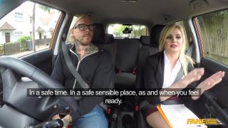 Failed test leads to back seat sex - (Hardcore porn)