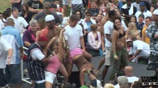 MTV Spring Break Beach Party Girls Dancing Slutty and Flashing Their Tits BigTits!