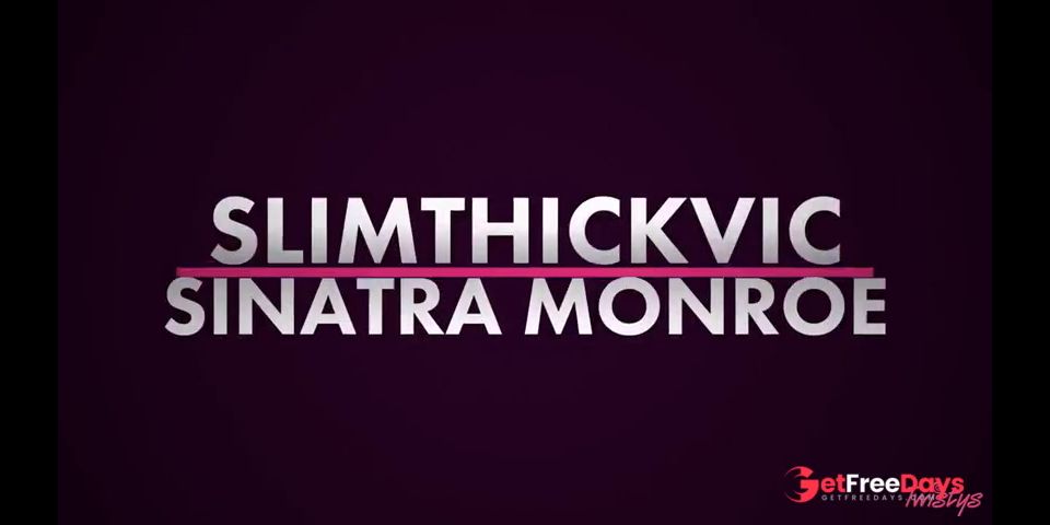 Sinatra Monroe Seduces Slim Thick Vic With Toys