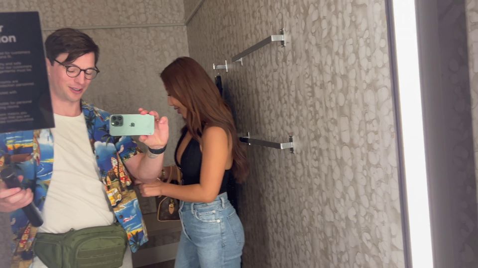 Nicole Doshi Seduces Man Into PUBLIC SEX In Changing Room