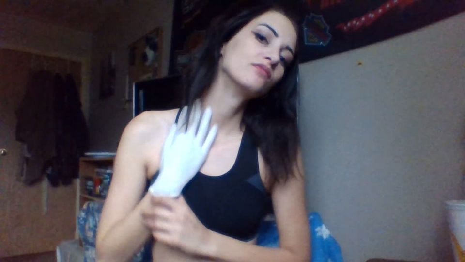 adult clip 31 Petite x Kitten – Glove Fetish Tease - teen - teen 