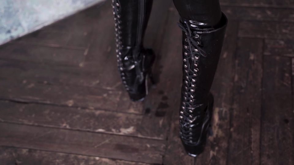 Ballet boots, rope bondage and latex catsuit[LOVELY-TEEN.me]